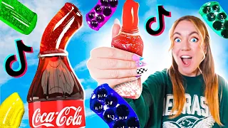 КАРАМЕЛЬ В БУТЫЛКЕ ИЗ ТИК-ТОКА! Проверяю ВИРУСНЫЕ TIK TOK ТРЕНДЫ * МЕДОВОЕ ЖЕЛЕ *