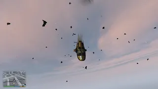 Another GTA 5 helicopter crash in first person