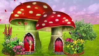 Background II Arrière plan II Maison Champignon II Mushroom House II Animation II No Copyright II