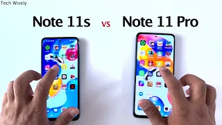 Xiaomi Redmi Note 11s vs Note 11 Pro 5G - SPEED TEST