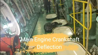 Main Engine Crankshaft deflection.#fyp #ship #explore #mainengine #deflection #crankcase