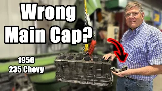 Investigating The MISMATCHED Main Bearings In The BROKE DOWN 235 Chevy