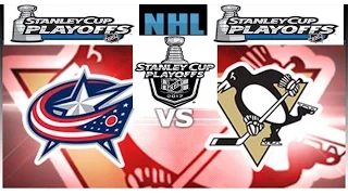 NHL 17 - COLUMBUS BLUE JACKETS VS PITTSBURGH PENGUINS - EASTERN CONFERENCE 1ST ROUND PLAYOFFS GAME 1