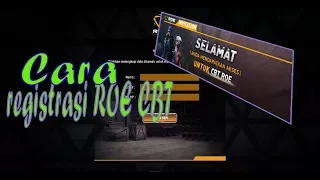 CARA DAFTAR/REGIST GARENA ROE (Ring Of Elysium) VERSI CBT