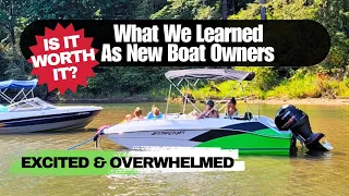 What We Learned as New Boat Owners | Starcraft SVX 171 OB