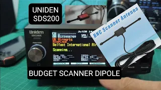 BUDGET SCANNER DIPOLE ANTENNA TEST