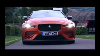 Hear 200mph Jaguar XE SV Project 8 super saloon wailing like a banshee at Shelsley Walsh