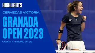 Highlights (Court 4) Round of 32 Cervezas Victoria Granada Open 2023 | World Padel Tour