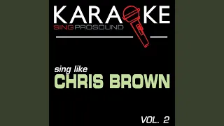 Turn up the Music (In the Style of Chris Brown) (Karaoke with Background Vocal)