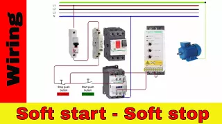 How to wire Soft Starter and contactor. v.1