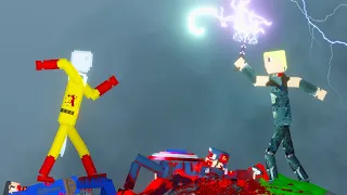 SAITAMA VS MARVEL IN PEOPLE PLAYGROUND