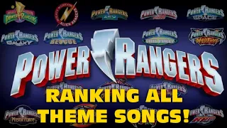 Power Rangers Theme Song Reaction & Ranking! - AMA Video Response!