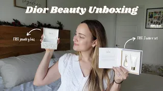Dior Beauty Unboxing: promo codes for freebies + unboxing the free gifts with purchase