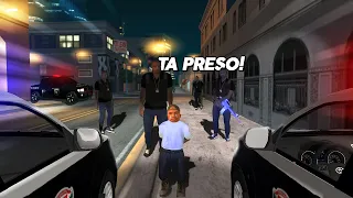 GTA MTA RP - JUNIN ESTOUROU OS TIMPANOS DO POLICIAL E FOI PRESO kkkkjj