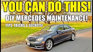 Mercedes Quoted $3,000 For EVERY Maintenance Service So I Did Them All For $650! 2010 & Up Mercedes!