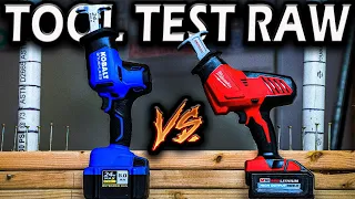 Milwaukee Tool VS Kobalt (BEST RECIPROCATING SAW TOOL COMPARISON) Compact One-Handed