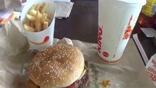 ASMR Eating Burger King Angry Whopper Fries And Drink