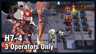 [Arknights] H7-4 | 3 Operators Only Clear (ft. Surtr, SilverAsh and Scene)