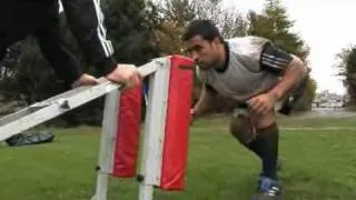 All Blacks scrum with the man behind the engine, Coach Cron