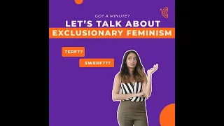 Let's talk about the Exclusionary Feminism | TERF | SWERF | Shorts