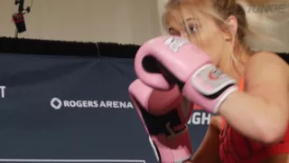 Paige VanZant UFC on FOX 21 open workout archive - raw footage