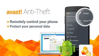 Oneplus 5T with Avast Anti Theft App - Can be use for any android phone!!