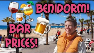 Benidorm - Day time drink prices - How much is a pint ?