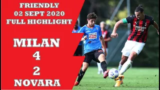 Milan vs Novara 4-2 | All Gоals & Extеndеd Hіghlіghts | 02/09/2020