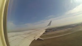 Взлёт Boeing 737-800 Nordstar из Красноярска