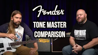 Fender Tone Master Deluxe Reverb Comparison | Original vs. Blonde