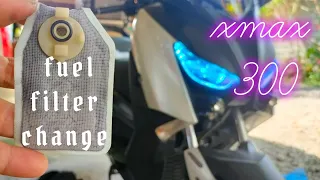 xmax 300 fuel filter change