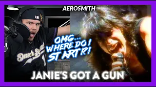 First Time Hearing Aerosmith Janie's Got a Gun React (HOLY BANANAS!) | Dereck Reacts