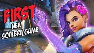 Top 100 Sombra Main Plays First Game on Reworked Sombra