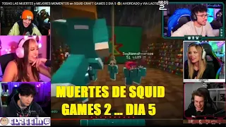 ZEIN REACCIONA A LAS MUERTES DE LOS SQUID GAMES 2 DEL DIA 5 ... 😂DE ARIGAMEPLAYS  BIYIN AXOZER PIPE😂