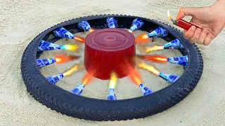 EXPERIMENTS : Jelly In The Devil Circle With Volcano