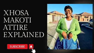 Xhosa Makoti Attire Explained| Makoti Stripdown| South African YouTuber