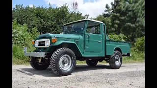 Restauración Toyota Land Cruiser FJ45 verde