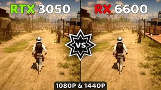 RTX 3050 vs RX 6600 | Test In 10 Games at 1080P & 1440P