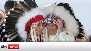 Pope Francis apologises for Catholic Church's role in Canadian indigenous school abuse