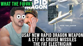 USAF New Rapid Dragon Weapon: A C17 Launching 45 Cruise Missiles | CG Reacts