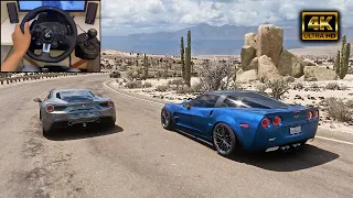 Corvette ZR1 - Forza Horizon 5. logitech g923 gameplay