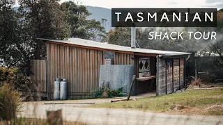 Off Grid Tiny Cabin Made Of Natural and Recycled Timbers - The Shack At Sheepwash Bay, Bruny Island