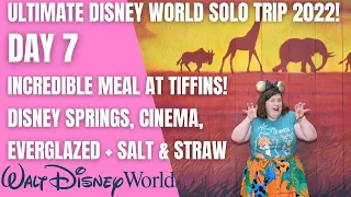 Final Day At Animal Kingdom! | Tiffins | Disney Springs | Salt & Straw | Disney Solo Vlog 2022 Day 7