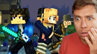 Reacting To "The Struggle" - A Minecraft Original Music Video ♫