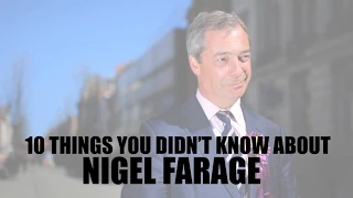 10 things you didn't know about Nigel Farage