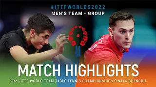 Highlights | Martin Allegro (BEL) vs Filip Zeljko (CRO) | MT Grps | #ITTFWorlds2022