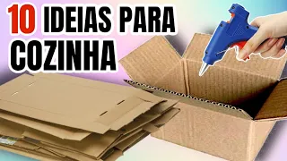 10 IDEIAS BARATAS PARA DECORAR SUA COZINHA COM RECICLAGEM