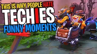 This is Why People Hate Techies - DotA 2 Funny Moments