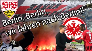 Last Minute Wahnsinn beim DFB-Pokal Halbfinale / Stadionvlog / VFB Stuttgart : Eintracht Frankfurt