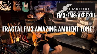 Fractal FM3  Does THE BEST Ambient tones !